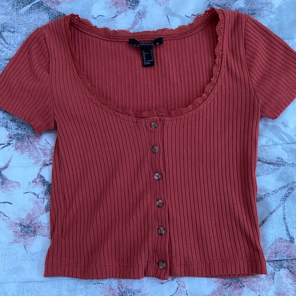 Forever 21 Orange Top